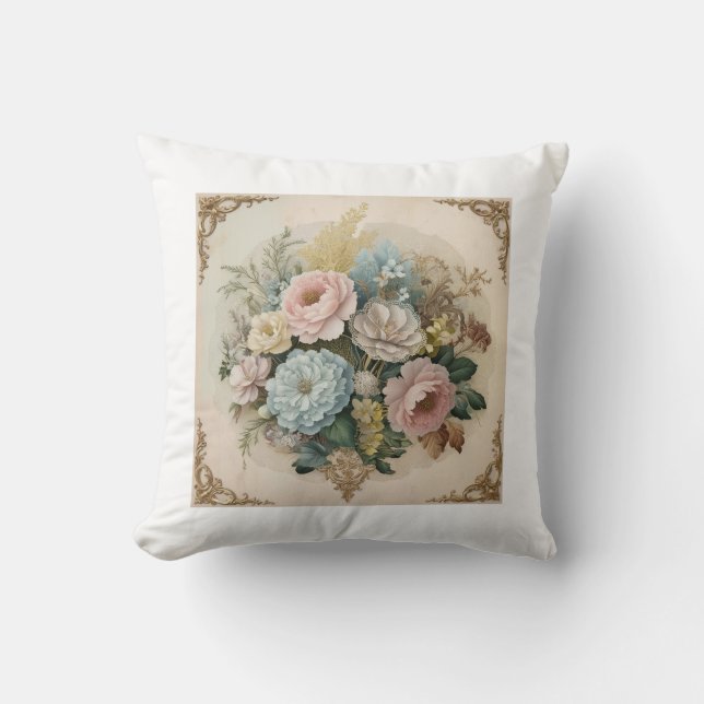 Coussin Lit de rose (Recto)