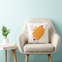 live love rire coeur rouge jaune abstrait