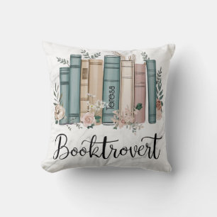 Coussin Livraison de livres d'aquarelle personnalisés sur