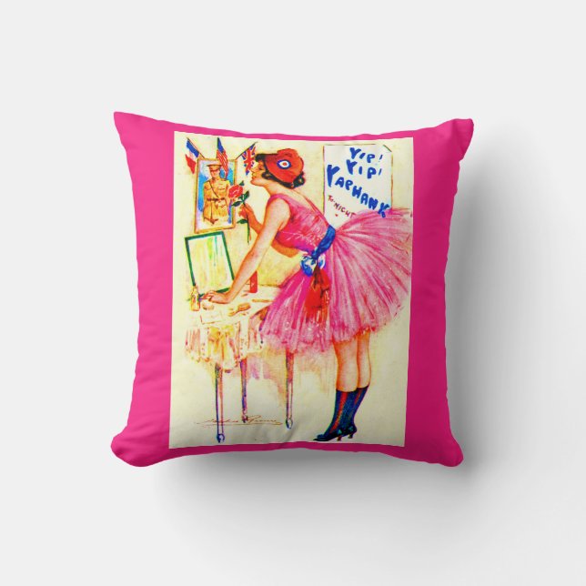 Coussin Livraison Yip Yip Yaphank 1918 (Recto)