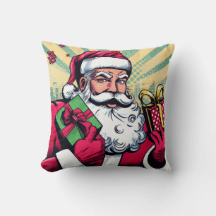 Coussin Livre de bande dessinée Père Noël/Noël