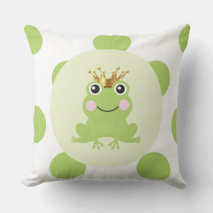 Coussin Livre d'histoire Conte de fées Grenouille Prince C