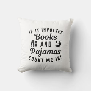 Coussin Livres Et Pyjamas