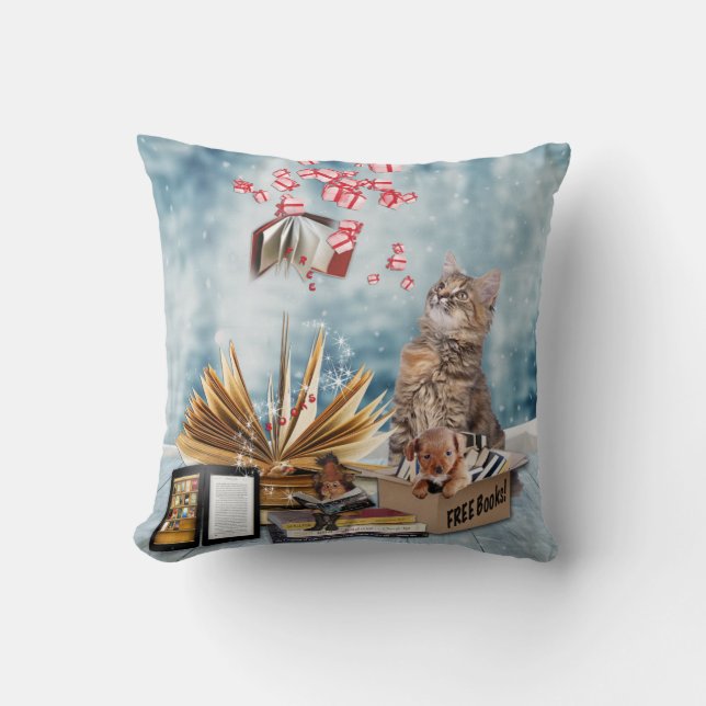 Coussin Livres gratuits (Recto)