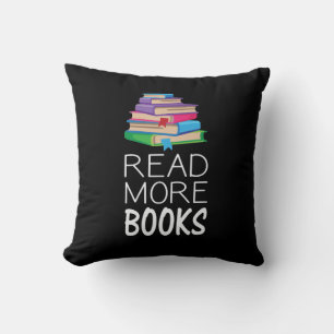 Coussin Livres - Lire plus de livres