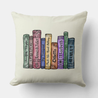 Coussin Livres Shakespeare No.1