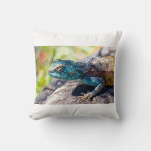 Coussin Lizard Fourre-tout multicolore