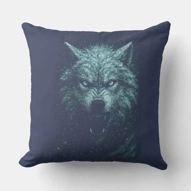 Coussin Lobo de nieve (Recto)