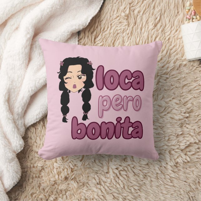 Coussin Loca Pero Bonita (Couverture)