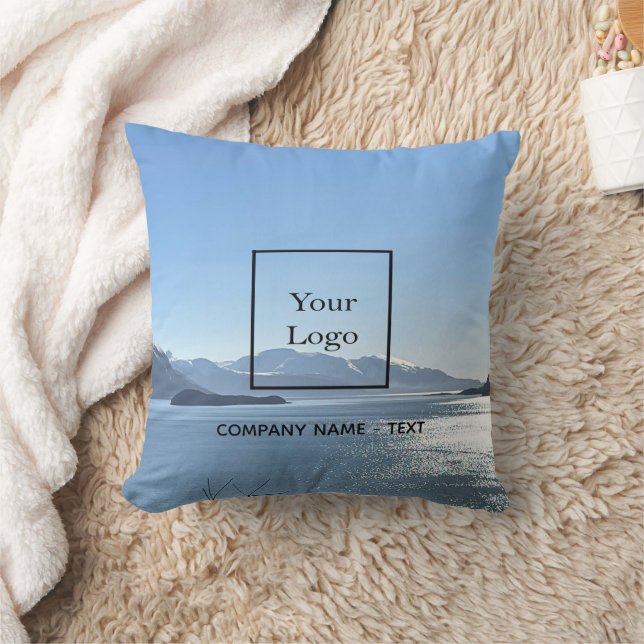 Coussin Logo d'affaires photo voyage tourisme (Couverture)