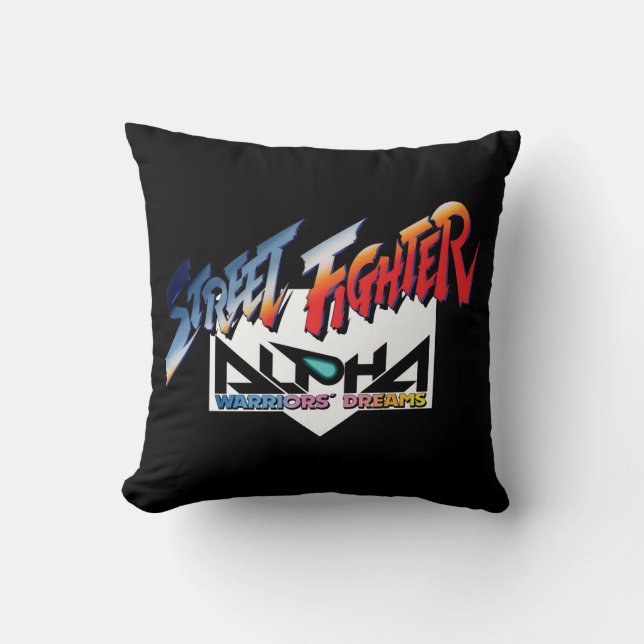 Coussin Logo d'alpha de Street Fighter (Recto)