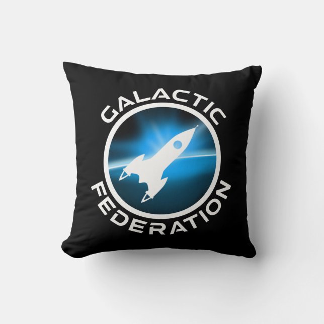 Coussin Logo de la Fédération galactique (Recto)
