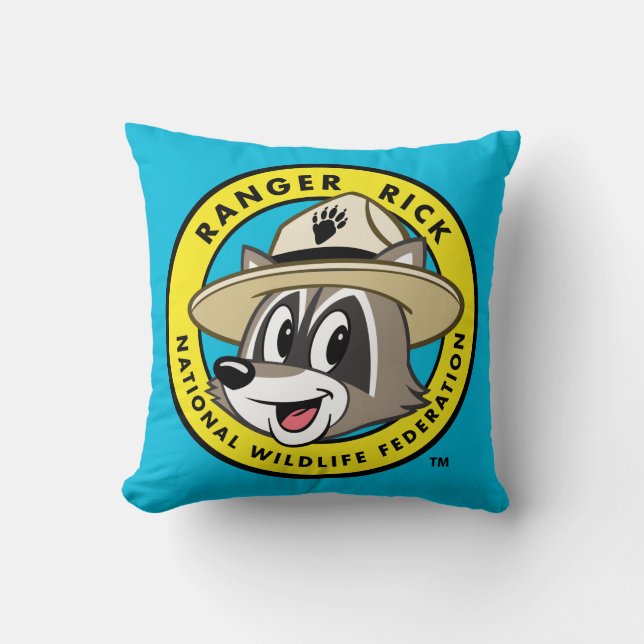 Coussin Logo de Rick de garde forestière de Rick | de (Recto)