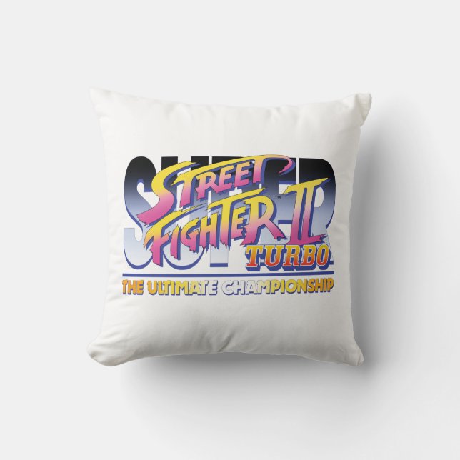 Coussin Logo de Street Fighter II Turbo UC (Recto)