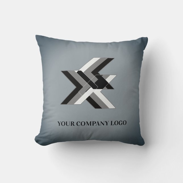 Coussin LOGO DE VOTRE ENTREPRISE, personnalisé (Recto)