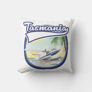 Coussin logo de voyage en Tasmanie