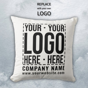 Coussin Logo d'entreprise personnalisé Entreprise Cool mod