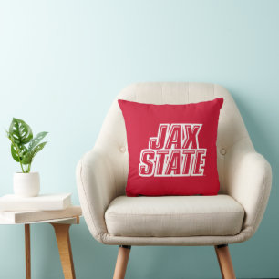 Coussin Logo d'état de Jacksonville State University JAX S