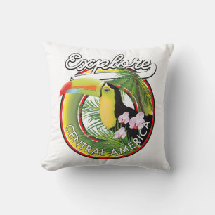 Coussin Logo Explorez l'Amérique centrale.