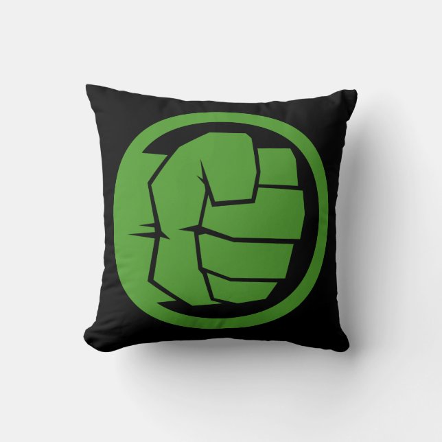 Coussin Logo Hulk incroyable (Recto)