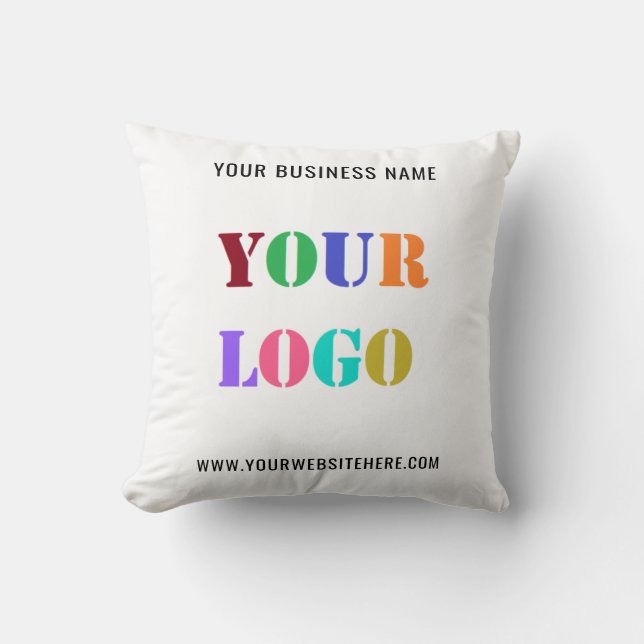 Coussin Logo Personnalisé Promotionnel Business (Recto)