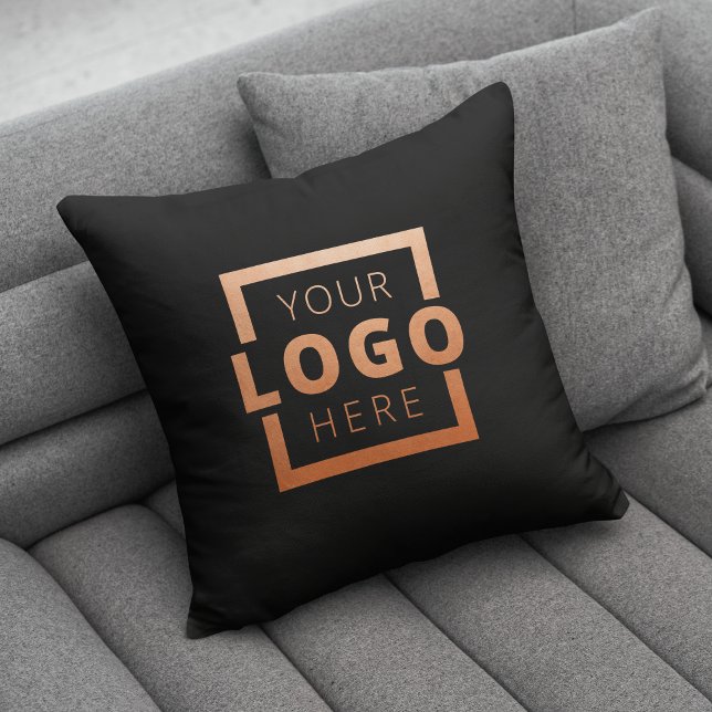 Coussin Logo promotionnel personnalisé de l'entreprise (Créateur téléchargé)