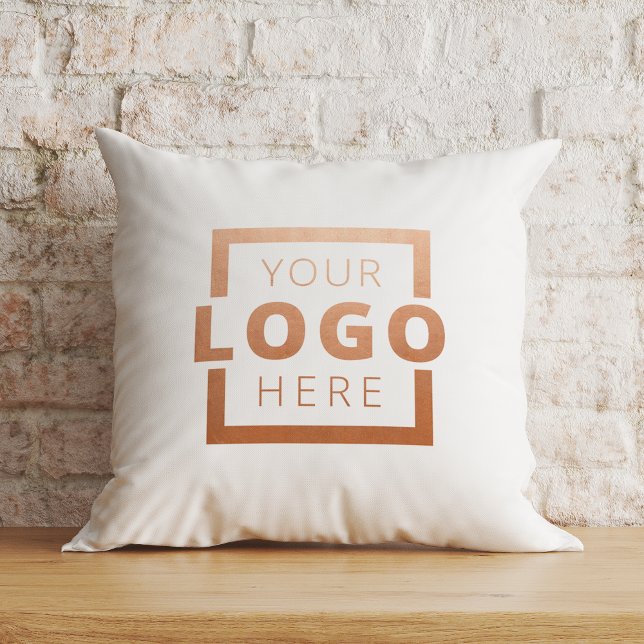 Coussin Logo promotionnel personnalisé de l'entreprise (Créateur téléchargé)