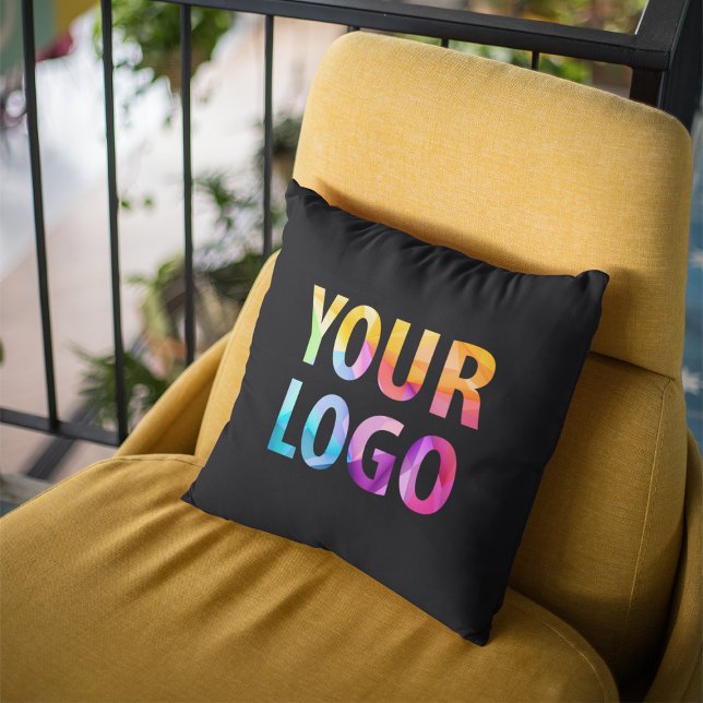 Coussin Logo promotionnel personnalisé de l'entreprise (Créateur téléchargé)