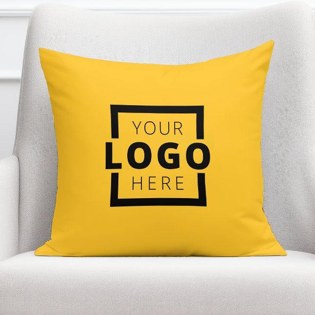 Coussin Logo promotionnel personnalisé de l'entreprise (Créateur téléchargé)