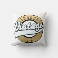 Logo rétro Vintage Londres Royaume-Uni. Chapeau de
