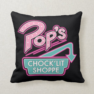 Coussin Logo rose du magasin Chock'Lit de Pop