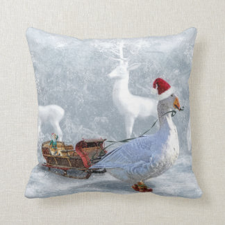 Coussin L'Oie de Noël