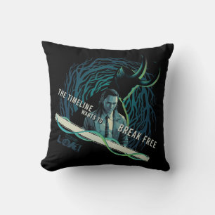 Coussin Loki - Le Timeline Veut Rompre Libre