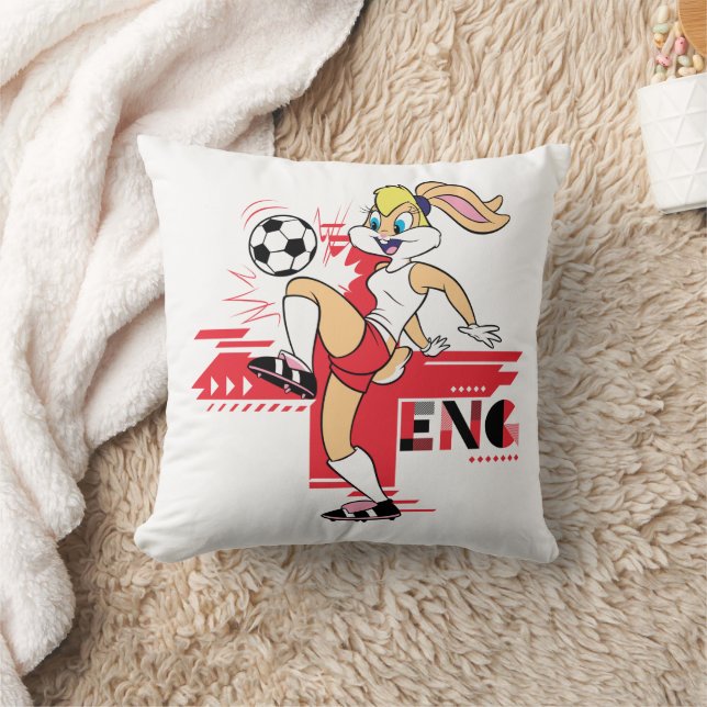 Coussin Lola Bunny Team England Soccer Graphic (Couverture)
