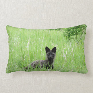 Coussin lombaire argenté de Fox de l'Adirondacks