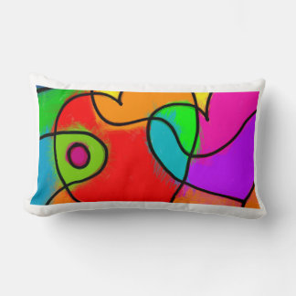coussin lombaire au design cardiaque
