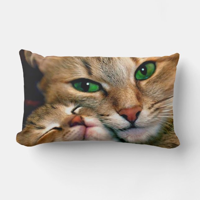 Coussin lombaire d'amoureux de les chats (Recto)