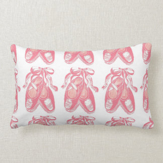 Coussin lombaire de ballet de motif rose de