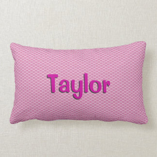 Coussin lombaire de coeurs roses