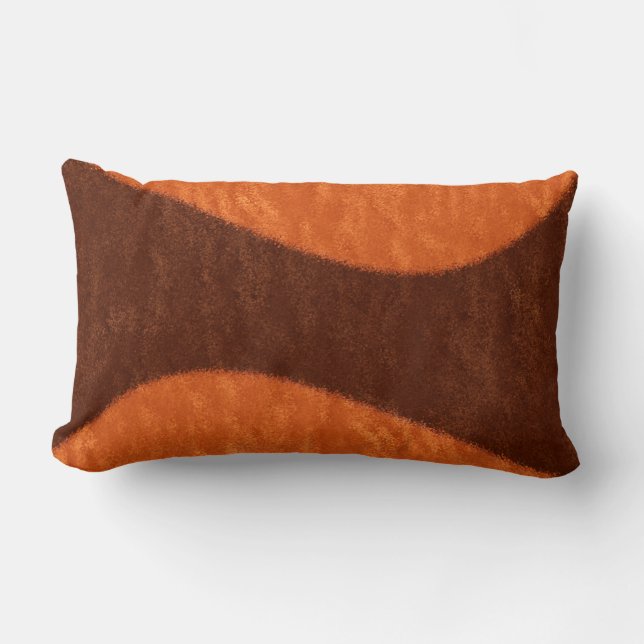 Coussin lombaire de jet de coton de directions (Recto)