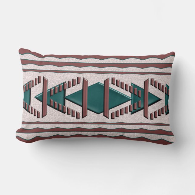Coussin lombaire de jet de coton de tapisserie de (Recto)