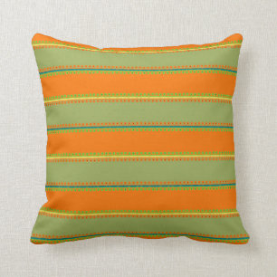 Coussin lombaire de jet moderne décoratif vert