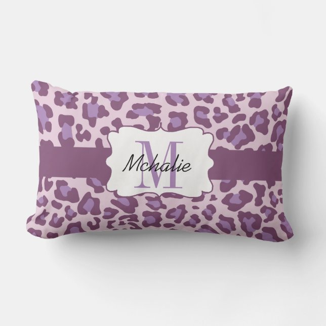 Coussin lombaire de lavande pourpre faite sur (Recto)