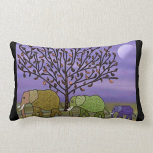 Coussin lombaire de lune d'éléphant