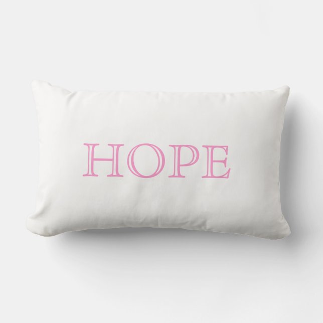 Coussin lombaire de polyester de "espoir" (Recto)