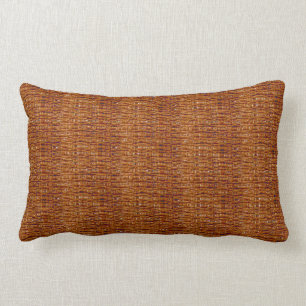 Coussin lombaire d'impression Brown de texture de