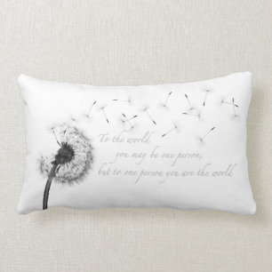 Coussin lombaire d'inspiration de pissenlit