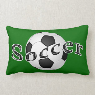 Coussin lombaire du football votre NOM et NOMBRE