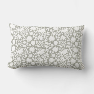 Coussin lombaire indien inspiré par le blockprint