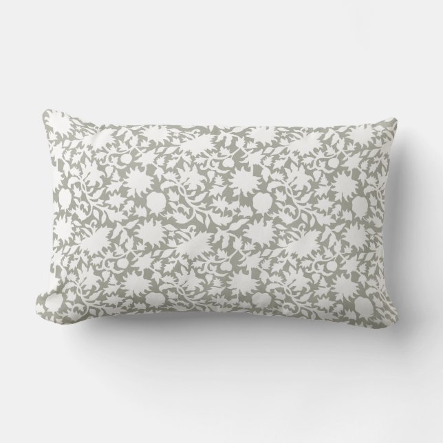 Coussin lombaire indien inspiré par le blockprint (Recto)